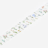 Cinta adhesiva transparente PET con patrón Flourish BGM 