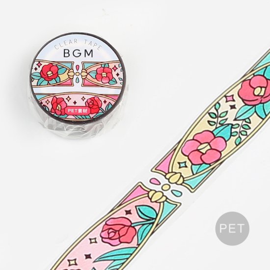 Stained Glass Girl's Dream Washi Tape Foil BGM