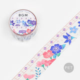 Stained Glass Dream Flower Washi Tape Foil BGM
