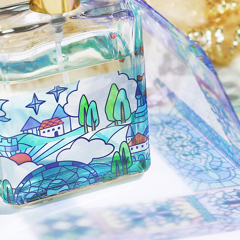 Stained Glass Castle Forest Clear Tape