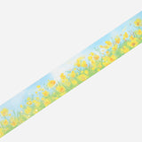 Yellow Flower Field Washi Tape BGM