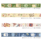 Romance in the Garden Blue Washi Tape