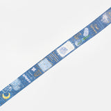 Romance in the Garden Blue Washi Tape