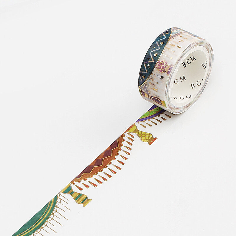 Retro Curtains Washi Tape BGM