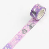 Universe Space Nature Poetry Washi Tape Foil BGM