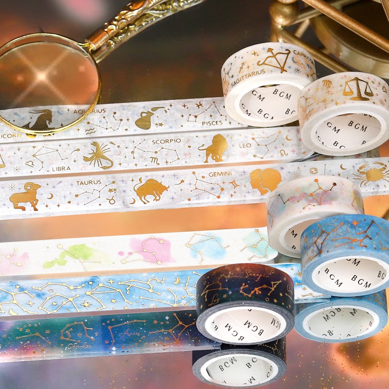Colorful Constellation Washi Tape Foil BGM