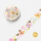 Blossom Garden Pansies Flower Washi Tape BGM