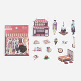 Little Shop Japanese Restaurant Flake Sticker (45 pieces)