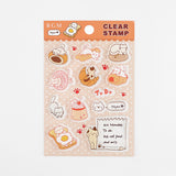 Bread & Cat BGM Clear Stamp Set