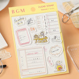 Study BGM Clear Stamp Set