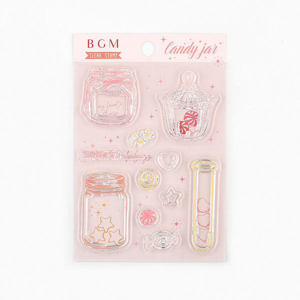 Candy Jar & Mason Jar BGM Clear Stamp Set