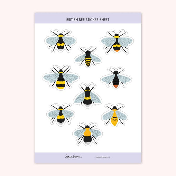 British Bee Stickers