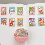 Bunny Christmas Winter Holiday Stamp Washi Tape