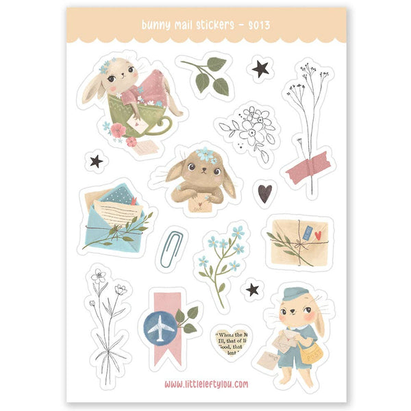 Bunny Mail Stickers