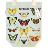 Cavallini & Co Vintage Inspired Butterflies Papillons Tote Bag
