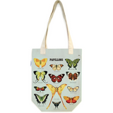 Cavallini & Co Vintage Inspired Butterflies Papillons Tote Bag
