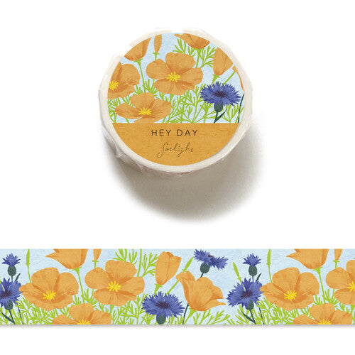 California Poppy Hey Day Washi Tape
