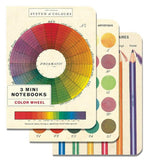 This Set includes 3 high quality notebooks featuring reproductions of vintage illustrations, complete with a vintage color wheel or System of Colors on one of the covers. 