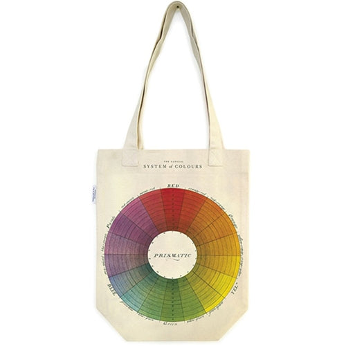Cavallini & Co Vintage Inspired Tote Bag Color Wheel