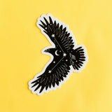 Celestial Crow Vinyl Sticker