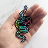 Celestial Snake Vinyl Holographic Sticker