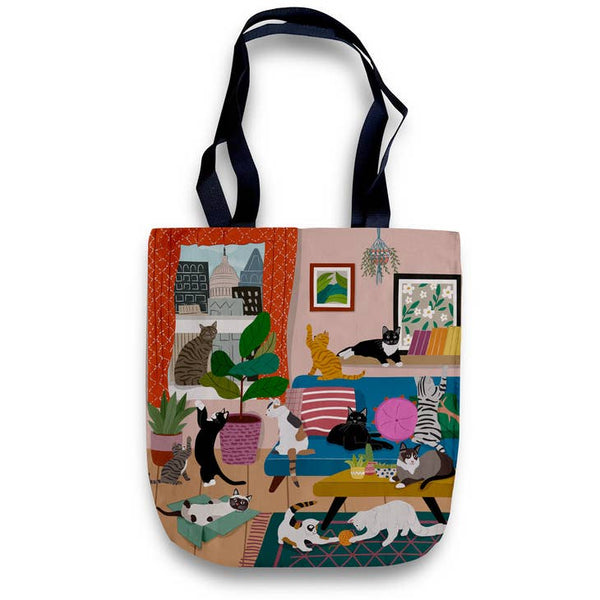 House of Kitty Cats Tote Bag