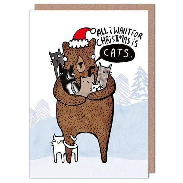 Christmas Cats Christmas Card