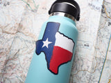 Classic Texas Flag Sticker, TX Bumper Stickers