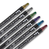 Kuretake ZIG Clean Color Dot Dual-Tip Markers Metallic 6/pkg