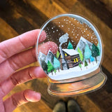 Clear Snow Globe Sticker