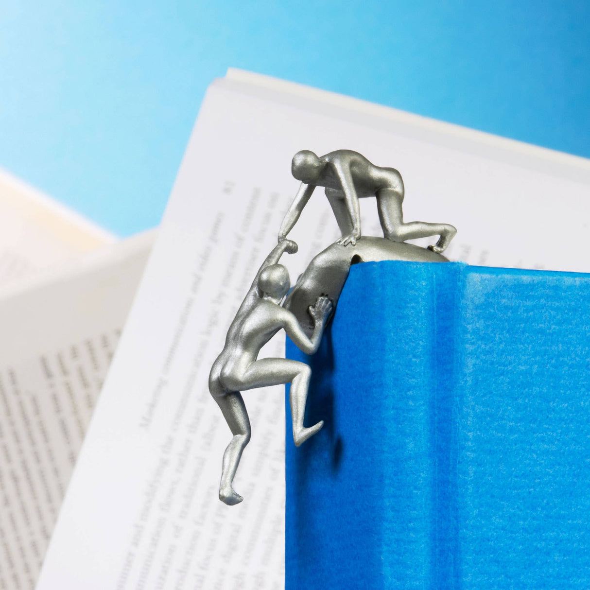 Cliff Hanger Bookmark / Page Marker Silver