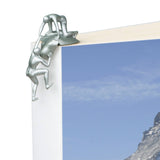 Cliff Hanger Bookmark / Page Marker Silver