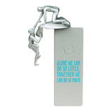 Cliff Hanger Bookmark / Page Marker Silver
