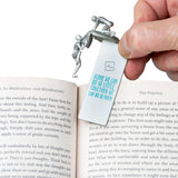 Cliffhanger Bookmark / Page Marker Silver
