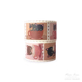Coffee Cats Stamp Washi Tape