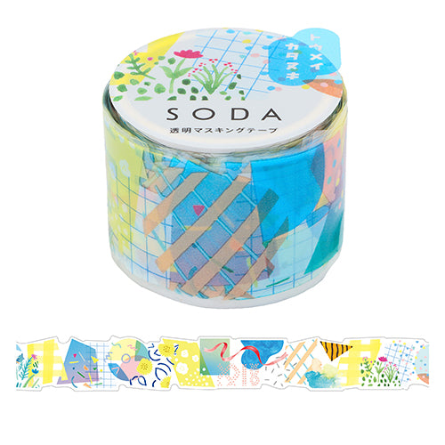 Collage Clear Tape Soda