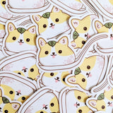 Corgi Mochi Vinyl Sticker