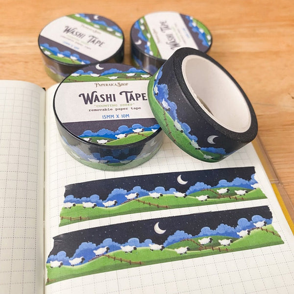 Counting Sheep Washi Tape PaperaicaShop