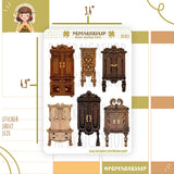 PaperaicaShop Cute Antique Stickers