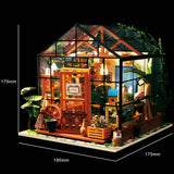 DIY 3D Wooden Puzzle Miniature House Cathy's Flower House