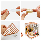 Alice's Dreamy Bedroom DIY Miniature Dollhouse Kit