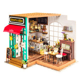 Simon's Coffee Shop DIY Miniature Dollhouse Kit