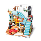 Joy's Living Room DIY Miniature Dollhouse Kit