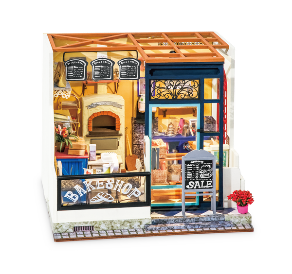 Rolife DIY Miniature House Kit Nancy's Bakery, Tiny House Kit for Adults to  Build, Mini House Making Kit with Furnitures, Halloween/Christmas