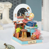 Record Mood (Study) DIY Miniature Dollhouse Kit