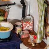 DIY Miniature House Kit Flavor Kitchen