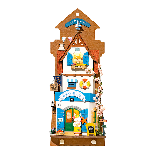 Island Dream Villa DIY Wall Hanging Miniature House Kit - Black Friday 40% OFF