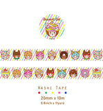 Dessert Cat Washi Tape Naoshi