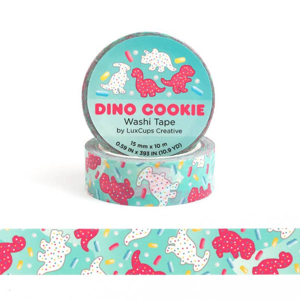 Dino Cookie Washi Tape