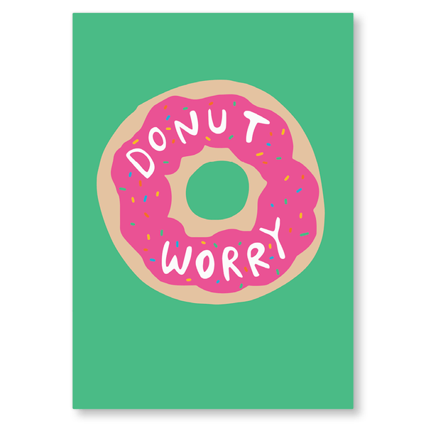 Donut Worry Postcard